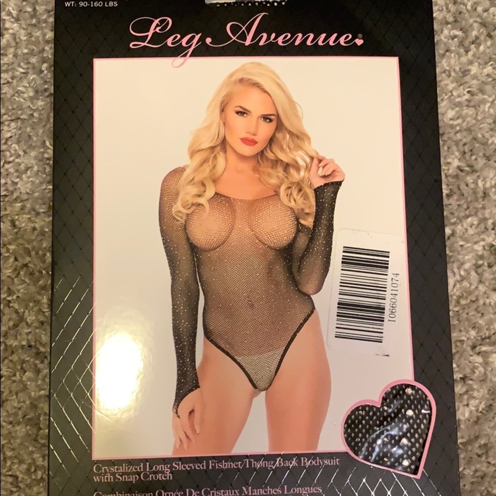 Fashion nova rhinestone bodysuit